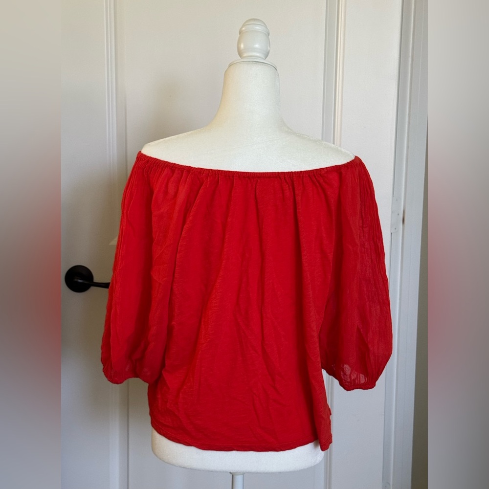 Anthropologie Velvet & Graham Woven Top Small - Picture 6 of 9